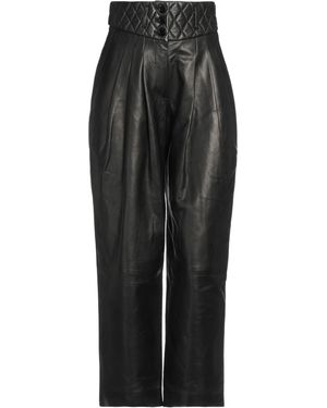 Prune Goldschmidt Pants Lambskin - Black