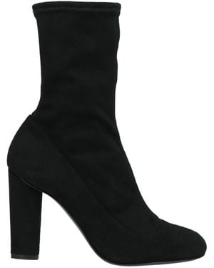 Emporio Armani Ankle Boots Textile Fibres - Black