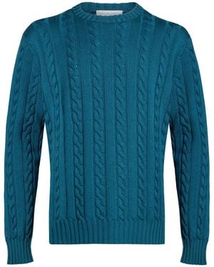 FILIPPO DE LAURENTIIS Jumper Merino Wool - Blue