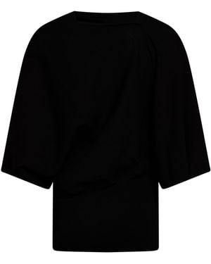 Rick Owens Top Virgin Wool - Black