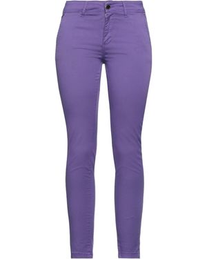 Siste's Pants Cotton, Elastane - Purple