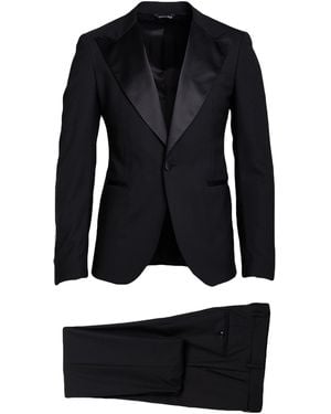 Brian Dales Suit Wool, Silk, Elastane - Black