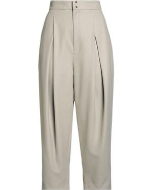 Y's Yohji Yamamoto Pants Wool, Nylon - White