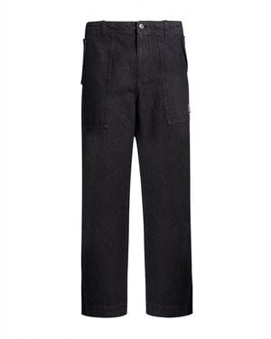 Maison Kitsuné Charcoal Jeans Cotton - Black