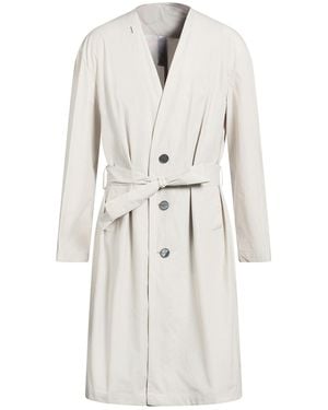 Hevò Overcoat & Trench Coat Polyester, Cotton - White
