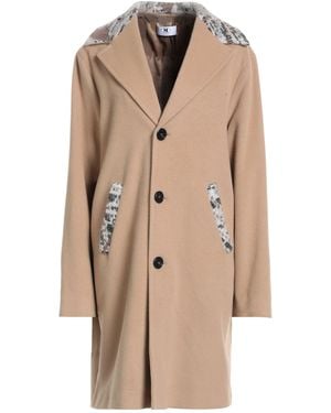 Missoni Sand Coat Virgin Wool, Polyamide, Cotton, Viscose, Linen - Natural