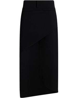 Courreges Maxi-Rock - Schwarz