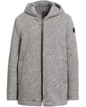 Bob Coat Polyester, Wool, Cotton - Grey