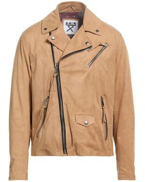 Berna Camel Jacket Polyester, Elastane - Brown