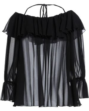 Olla Parèg Top Polyester, Viscose - Black