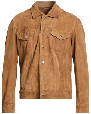 Eleventy Platinum Camel Jacket Goat Skin - Brown