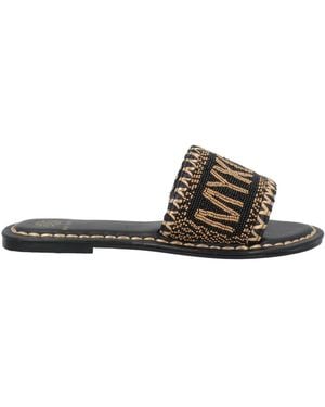De Siena Sandals Textile Fibres - Black