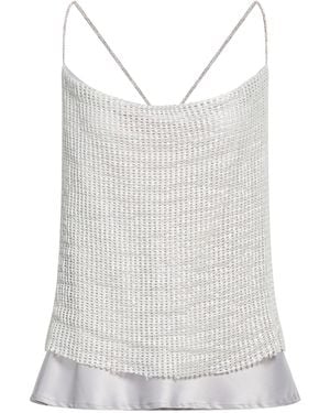 Atos Lombardini Top Cotton, Polyester, Polyamide, Elastane - White