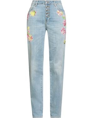 ERMANNO FIRENZE Jeans Cotton, Polyamide, Polyester - Blue