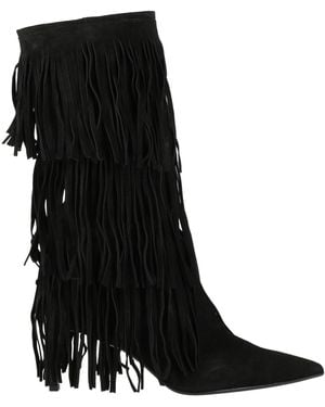 J.A.P. JOSE ANTONIO PEREIRA Boot Leather - Black