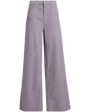 Department 5 Lilac Trousers Cotton, Elastane - Purple