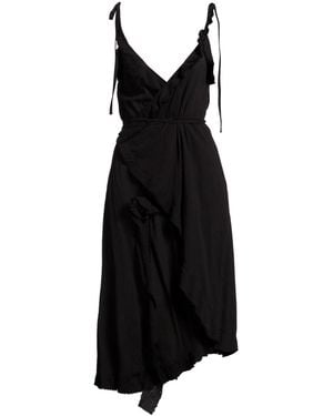 Low Classic Midi Dresses - Black