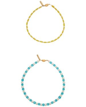 Timeless Pearly Necklace Metal, Plastic - Metallic