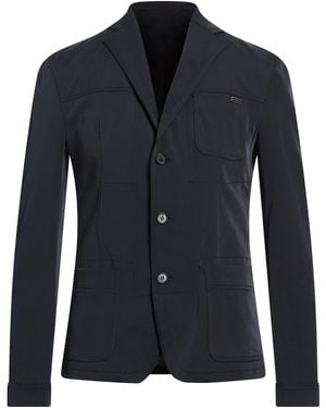 Bikkembergs Midnight Jacket Polyester, Rayon, Polyurethane, Elastane - Blue