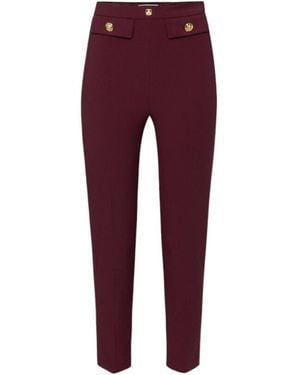 Elisabetta Franchi Pantalon - Rouge