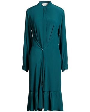 8pm Deep Midi Dress Acetate, Silk - Green