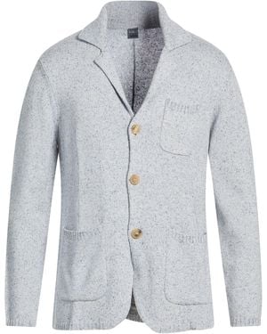 Fedeli Cardigan Cotton, Silk, Viscose - Blue