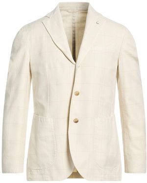 L.B.M. 1911 Blazer Cotton, Linen, Polyamide - Natural