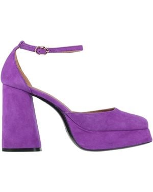 Roberto Festa Court Shoes Soft Leather - Purple