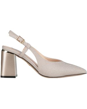 Keys Pumps Textile Fibers - White