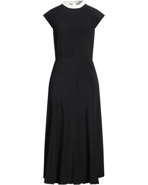 N°21 Midi Dress Acetate, Silk - Black