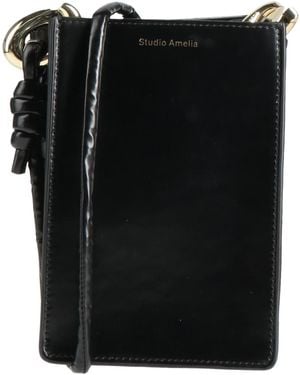 STUDIO AMELIA Cross-Body Bag Leather - Black