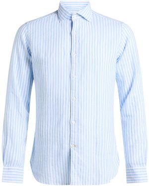 EDIZIONI LIMONAIA Shirt Linen, Cotton - Blue