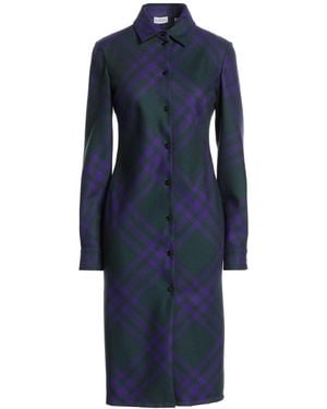 Burberry Midi Dress Wool - Blue