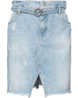 Pinko Denim Skirt Cotton - Blue
