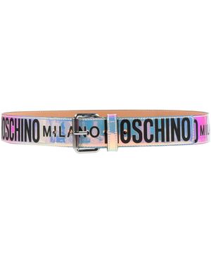 Moschino Couture Belt Textile Fibers - Blue