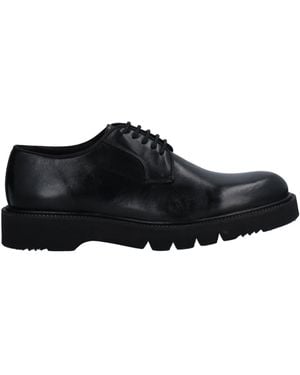 Exton Lace-Up Shoes Leather - Black