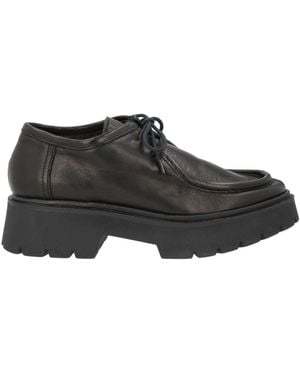 Piumi Lace-Up Shoes Leather - Black