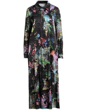 Shirtaporter Midi Dress Viscose, Elastane - Black
