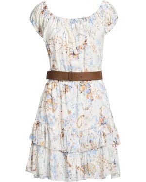 ERMANNO FIRENZE Mini Dress Cotton, Polyamide - White