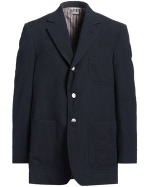 Thom Browne Midnight Blazer Wool - Blue