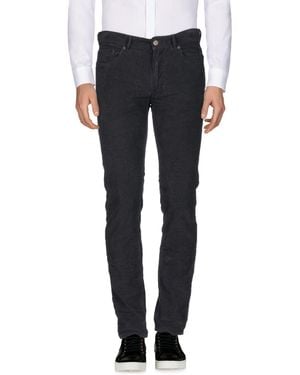 Covert Charcoal Pants Cotton - Blue