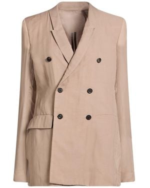 Rick Owens Blazer Silk - Natural