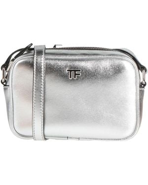 Tom Ford Cross-Body Bag Lambskin - Grey