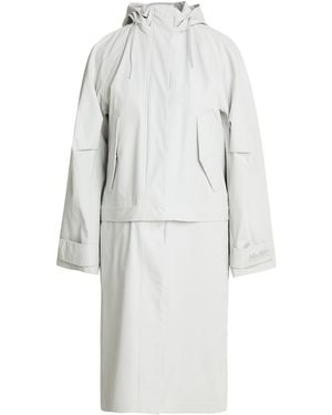 Max Mara Leisure Light Overcoat & Trench Coat Polyester, Cotton, Polyamide - White