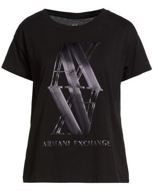 ARMANI EXCHANGE T-Shirt Cotton - Black
