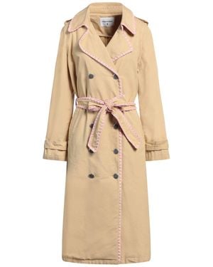 FRONT STREET 8 Overcoat & Trench Coat Cotton - Natural