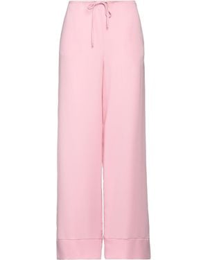 .., merci italia Trousers Polyester, Viscose - Pink