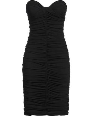 ACTUALEE Midi Dress Polyester, Elastane - Black