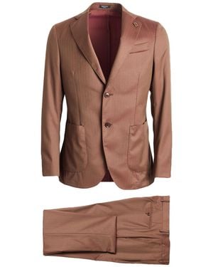 BRERAS Milano Camel Suit Virgin Wool - Brown