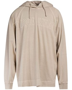 Stone Island Sweatshirt Cotton - Natural
